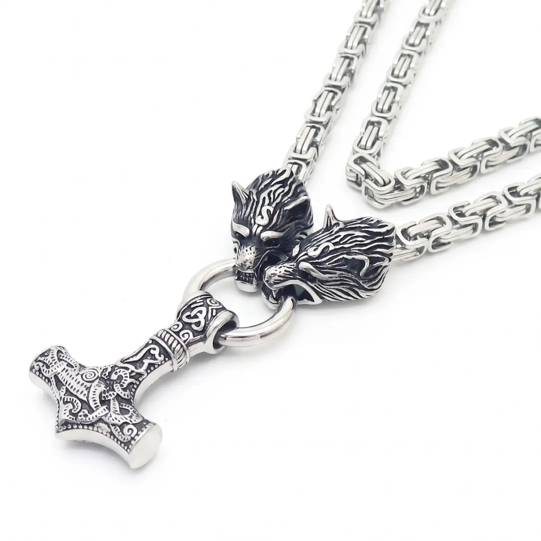 Mjolvar Necklace | Erkek Çelik Kolye 2