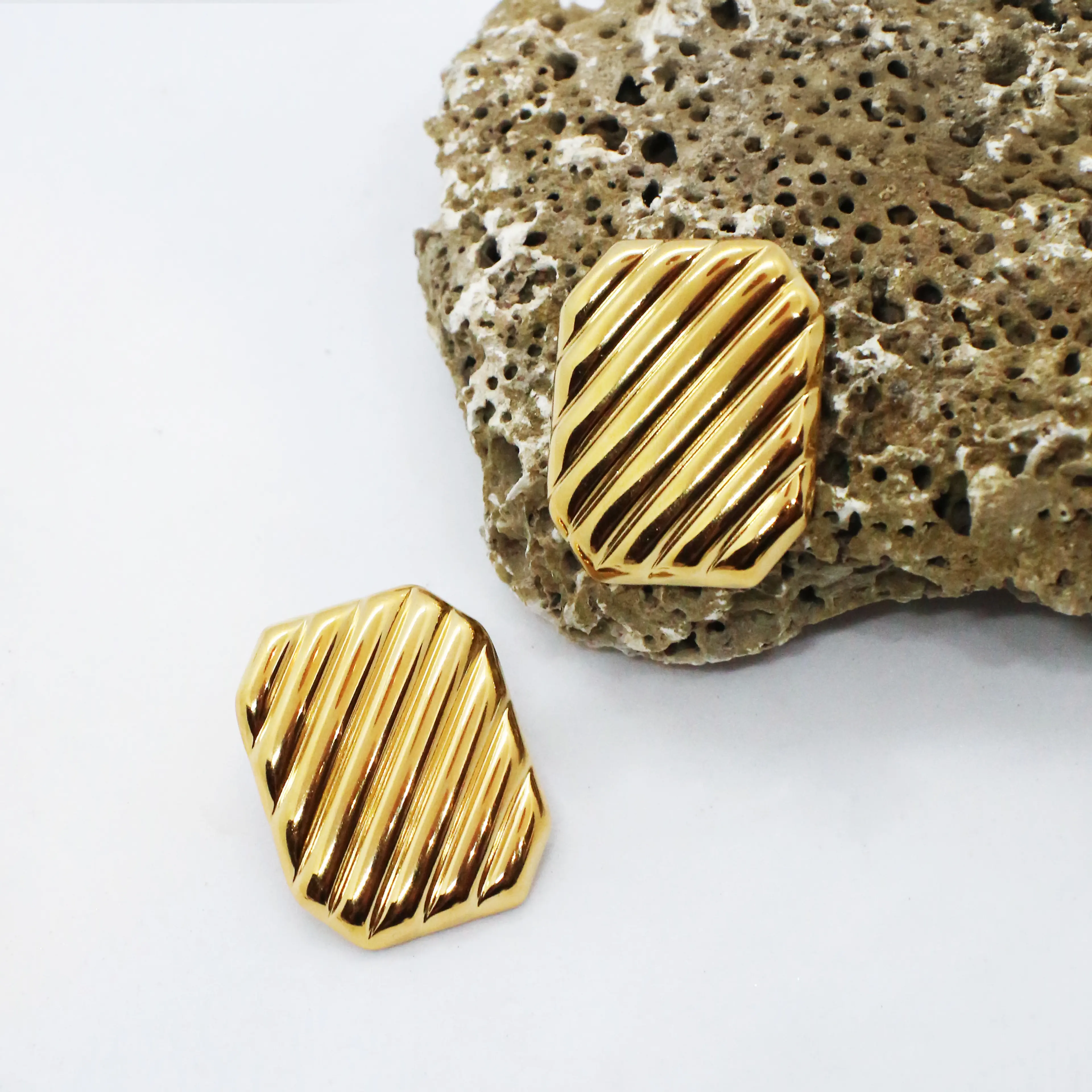 Valenza Earring | Çelik Küpe