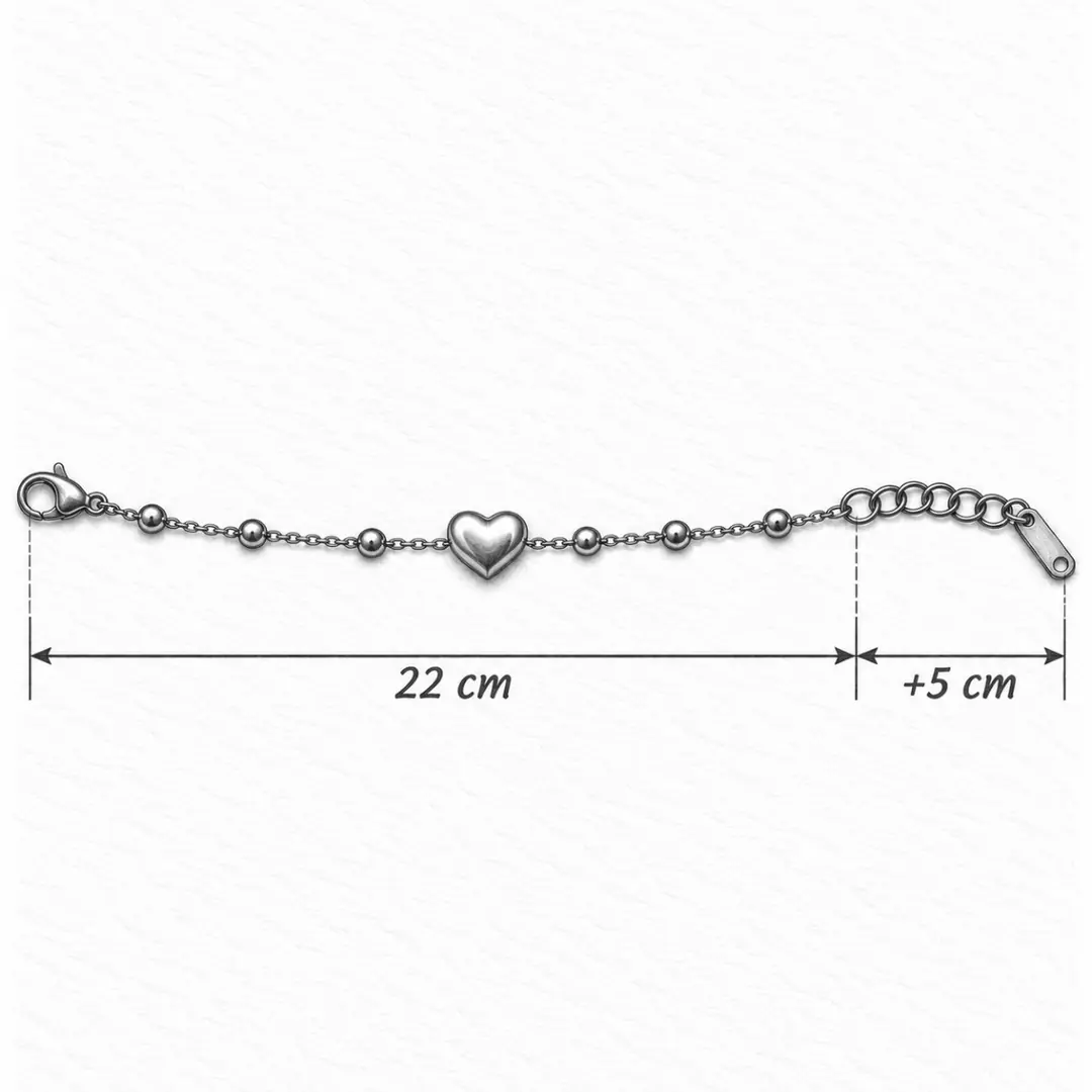 Cordina Anklet | Çelik HalHal 3