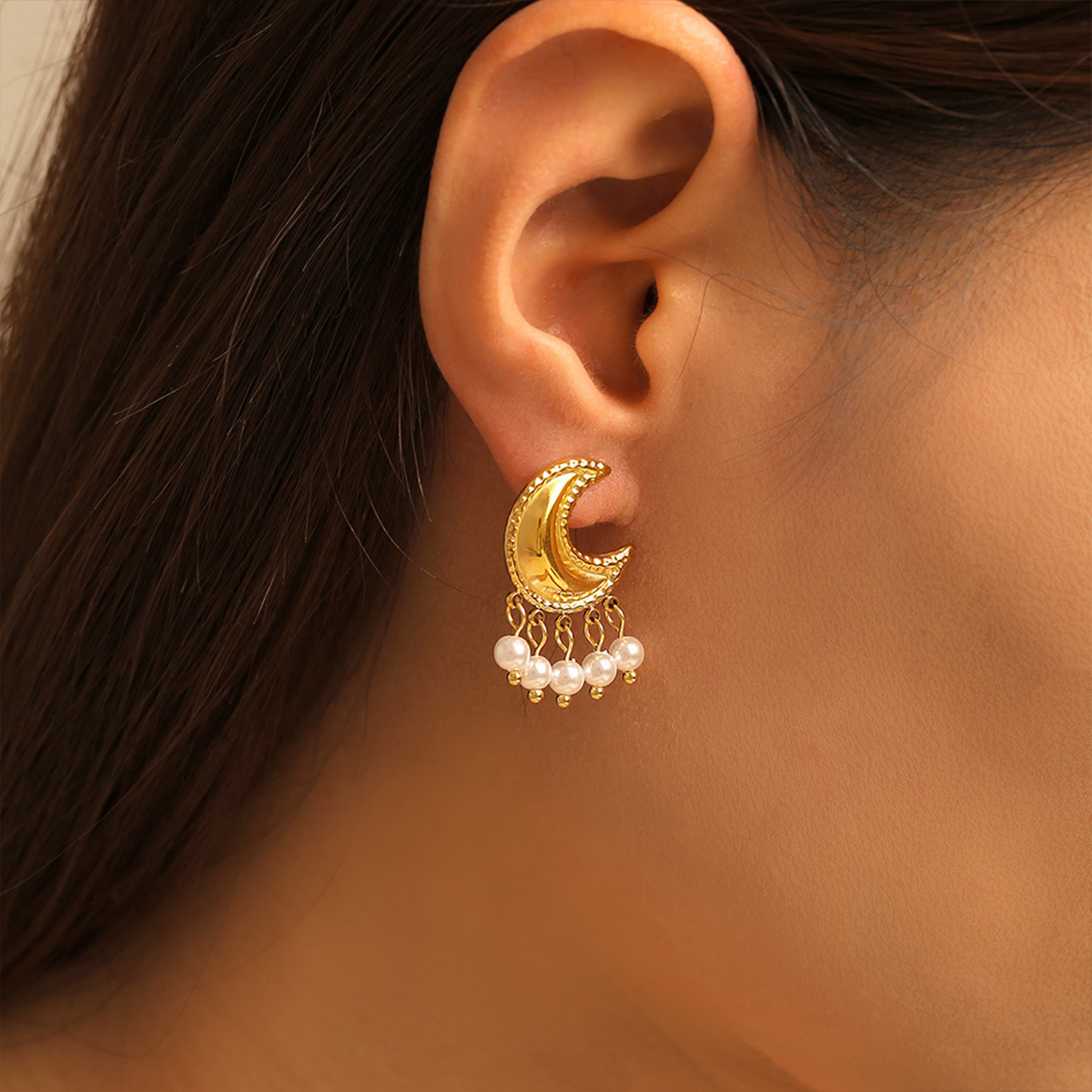 Selora Earring | Çelik Küpe