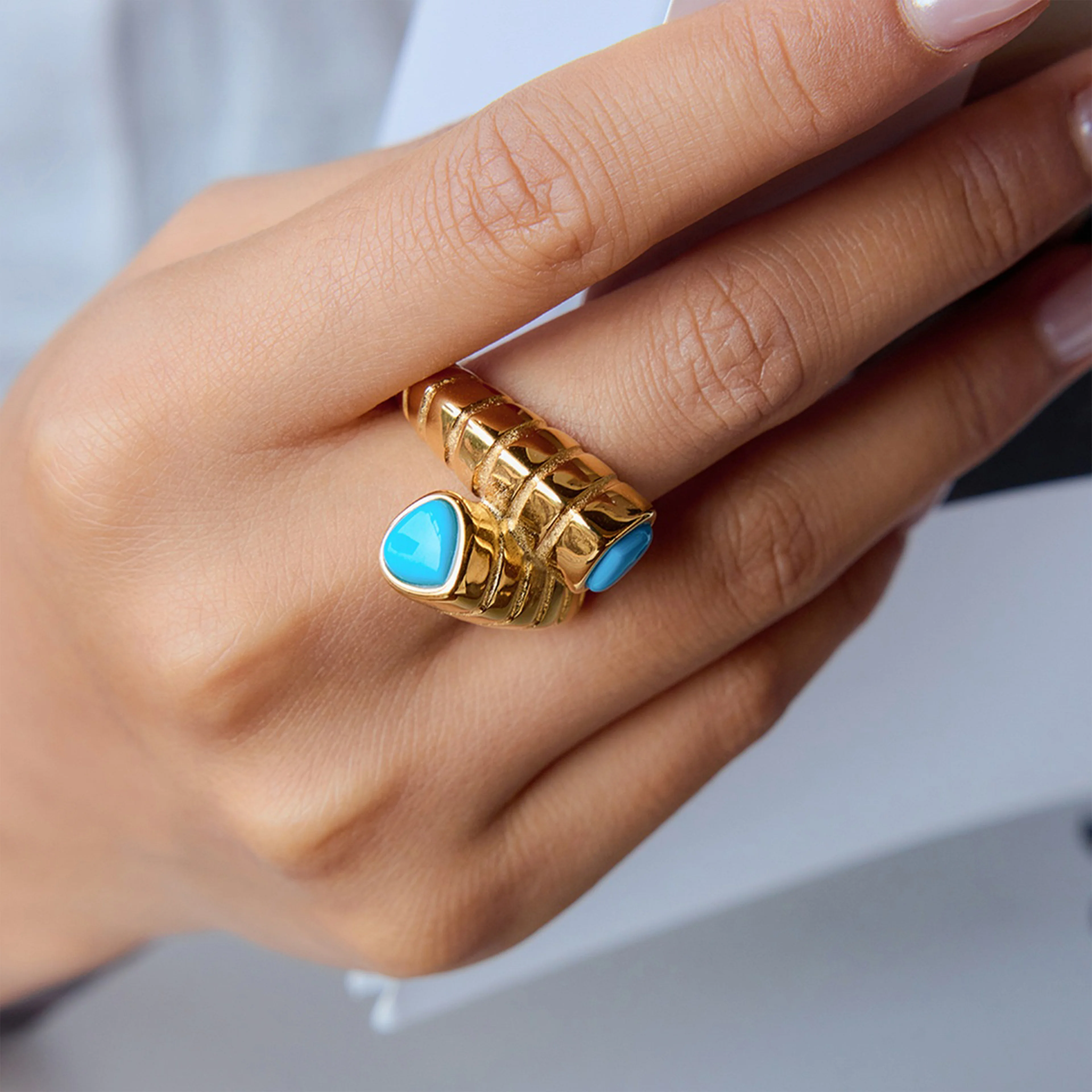 Orea Ring | Çelik Yüzük