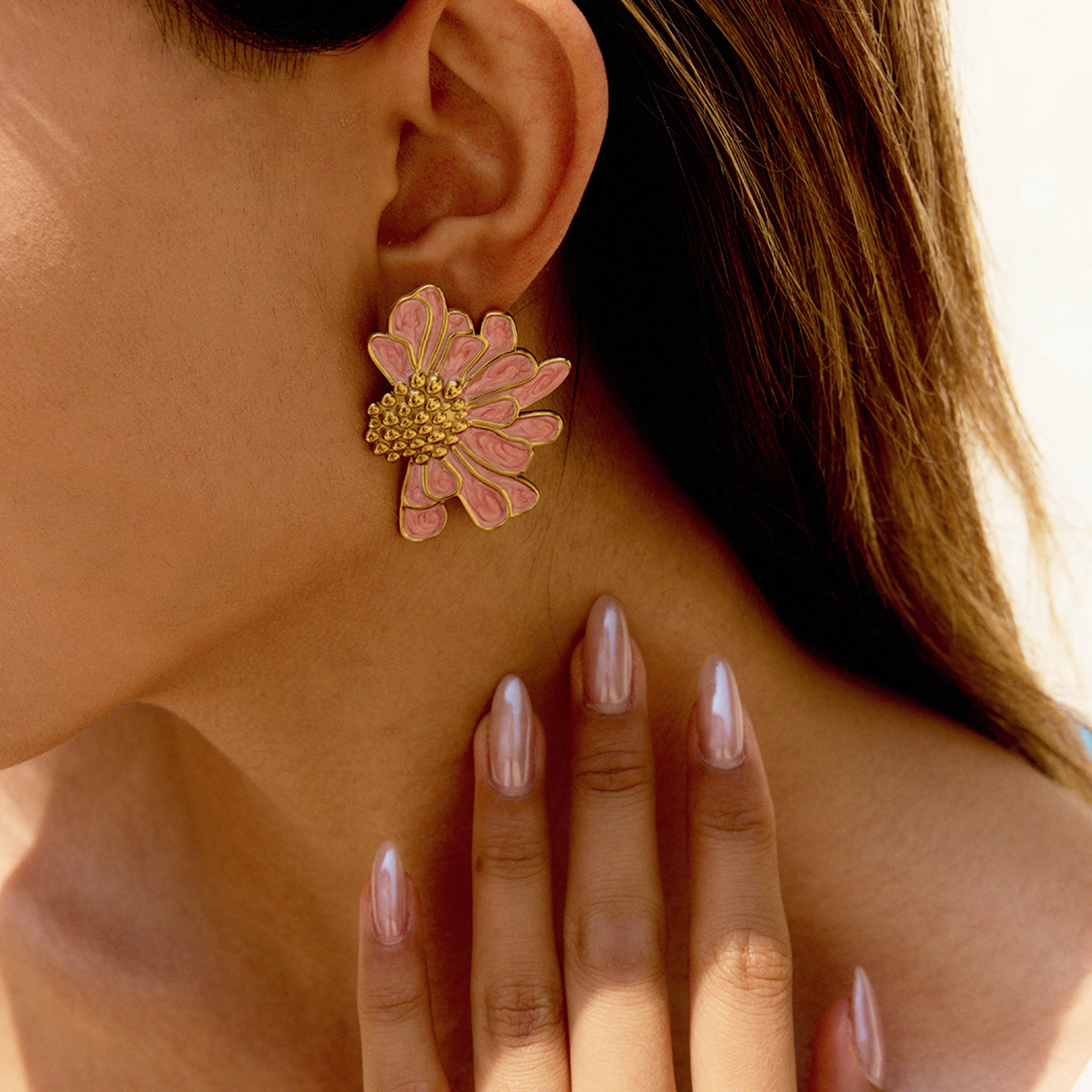 Rosmara Earring | Çelik Küpe