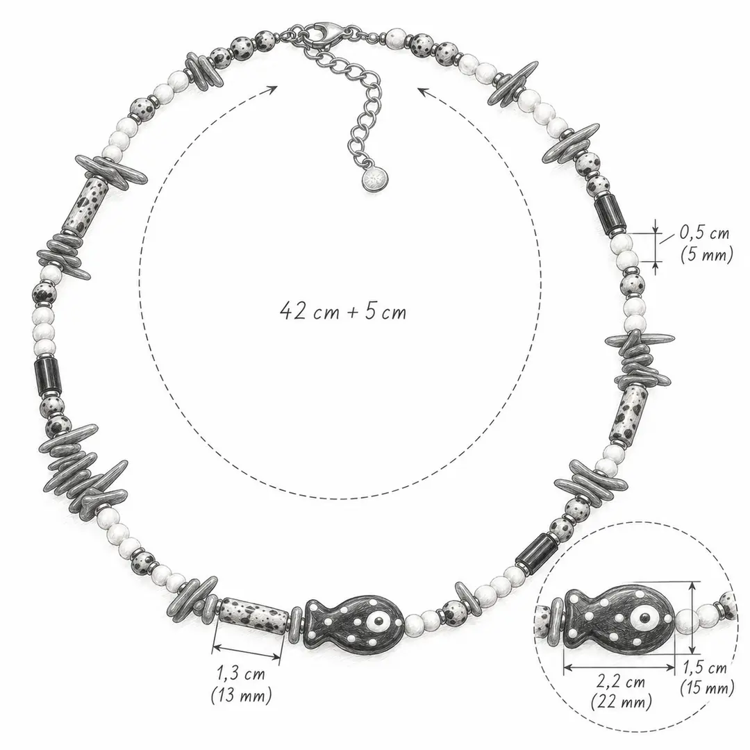 Marpesca Necklace | Doğal Taş Kolye 3