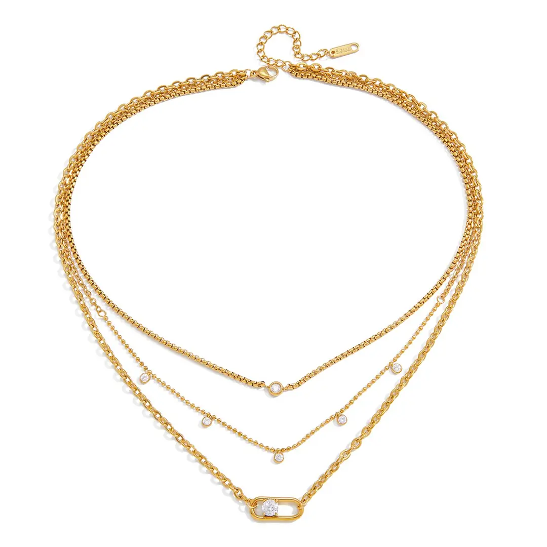 Trilayne Necklace | Çelik Kolye 3
