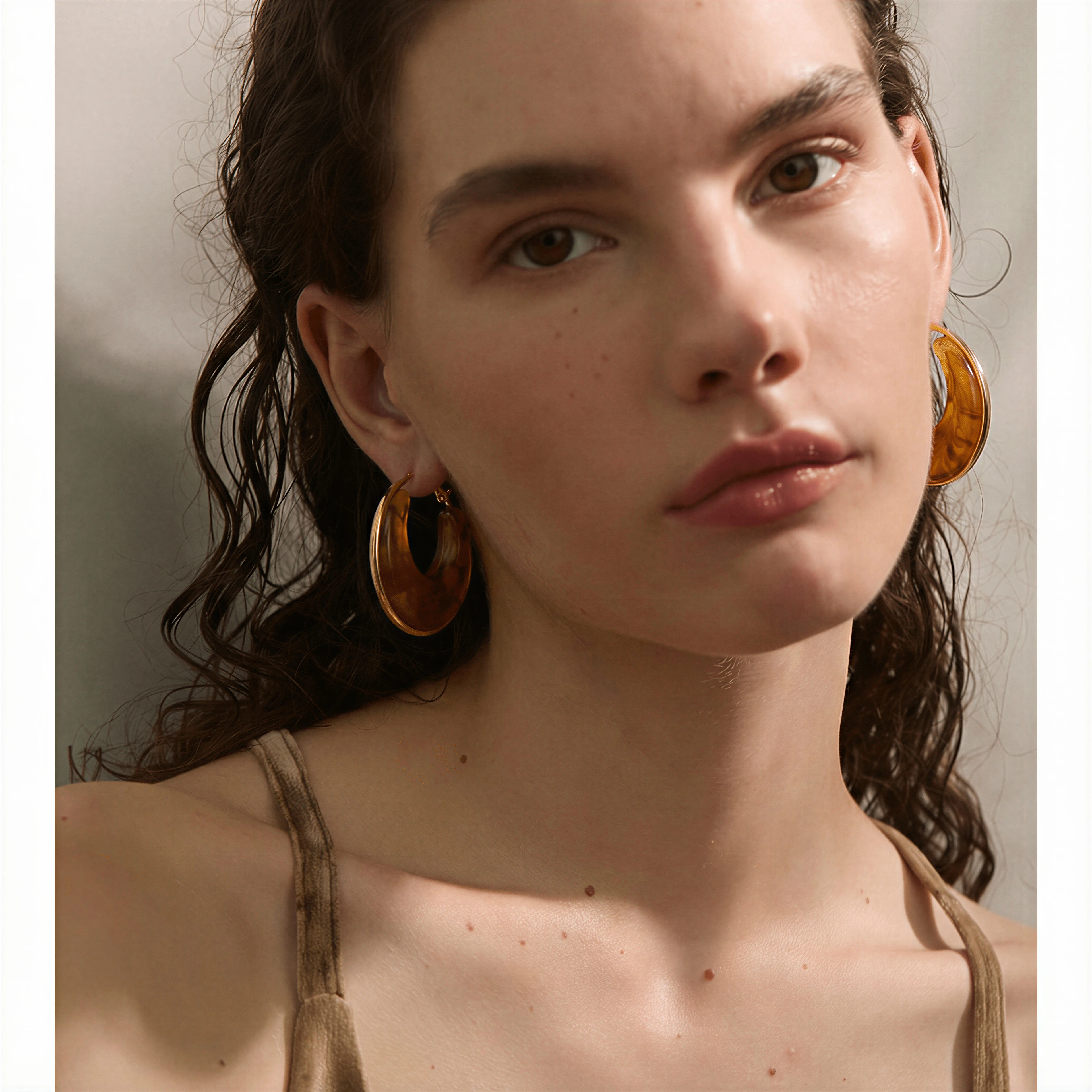 Flamora Earring | Çelik Küpe