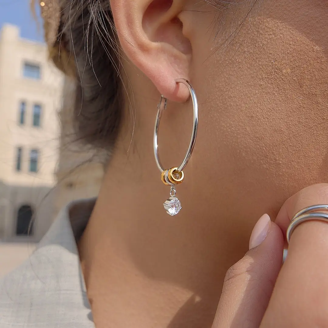 Cerchiel Earring | Çelik Küpe 2