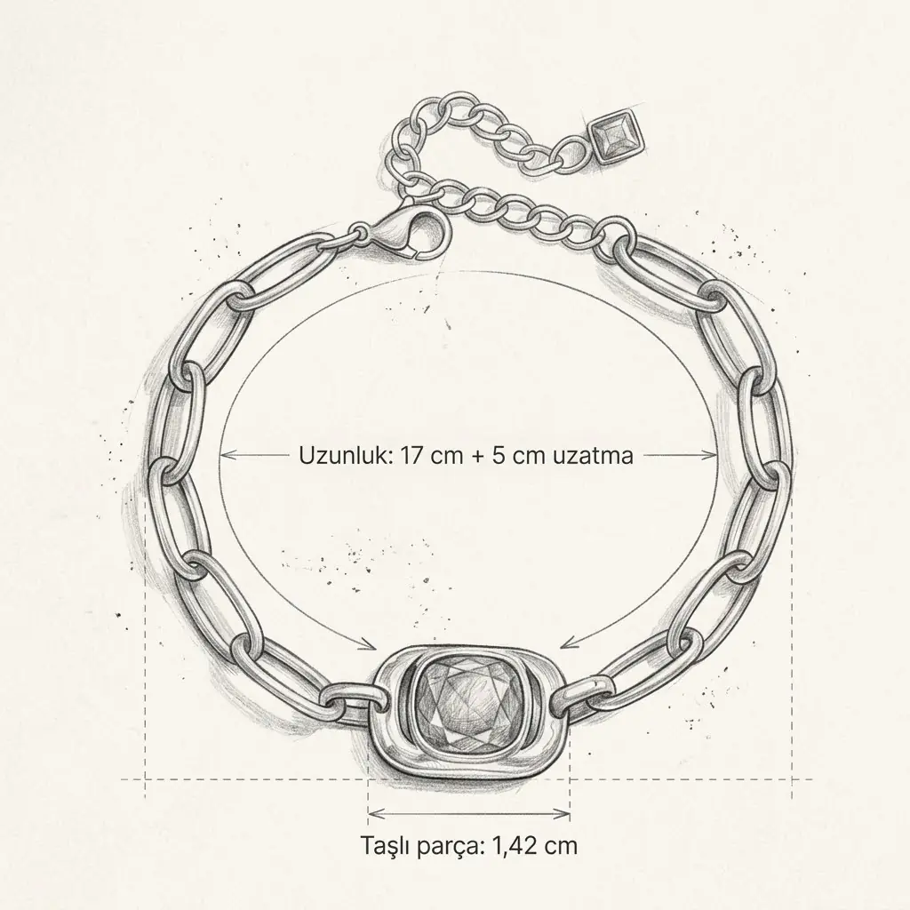 Jadine Bracelet | Çelik Bileklik 5