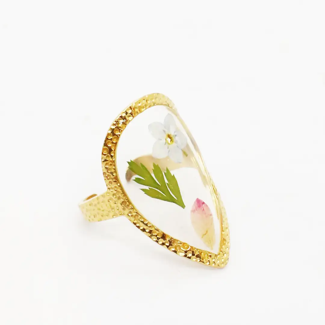 Floralis Ring | Çelik Yüzük 3