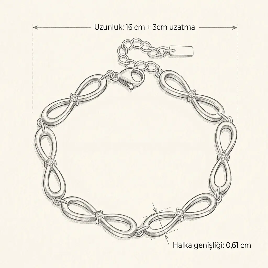 Infinelle Bracelet | Çelik Bileklik 4
