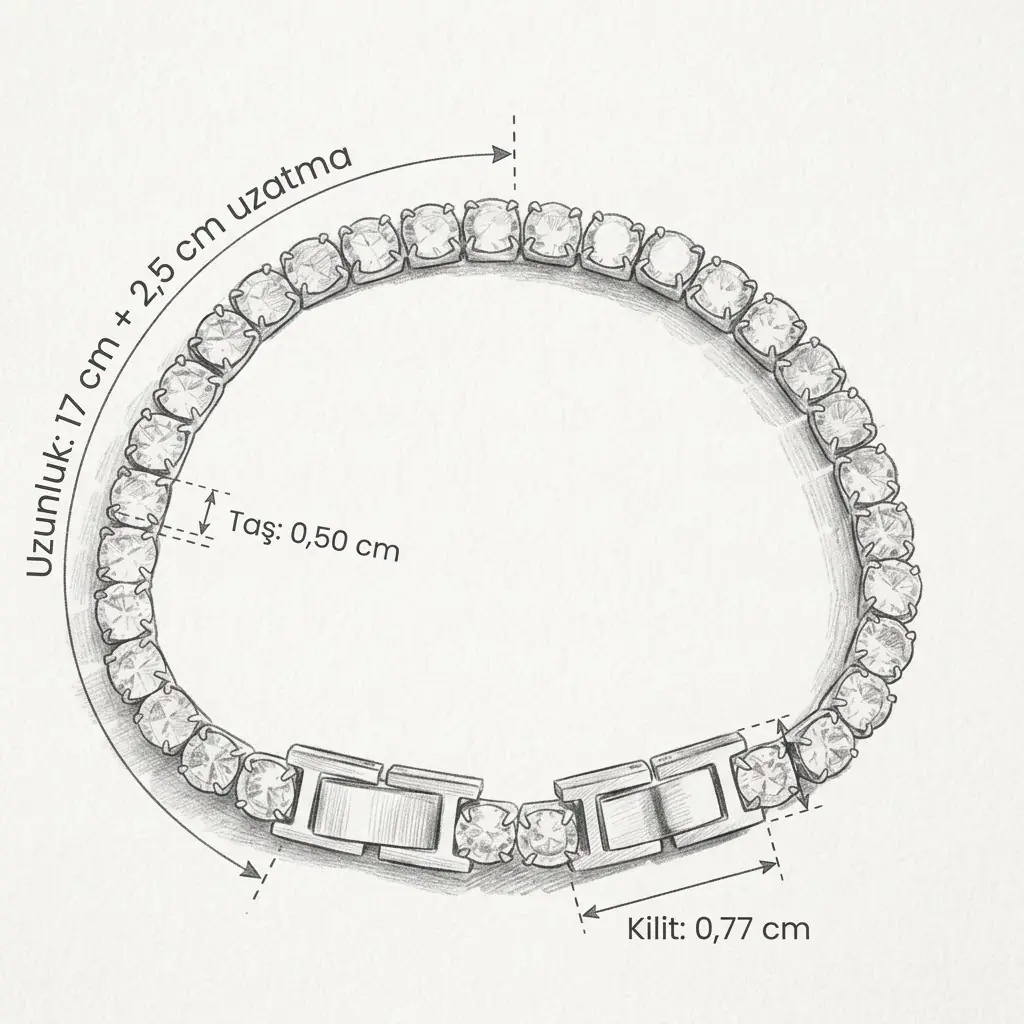 Glifora Bracelet | Çelik Bileklik 3