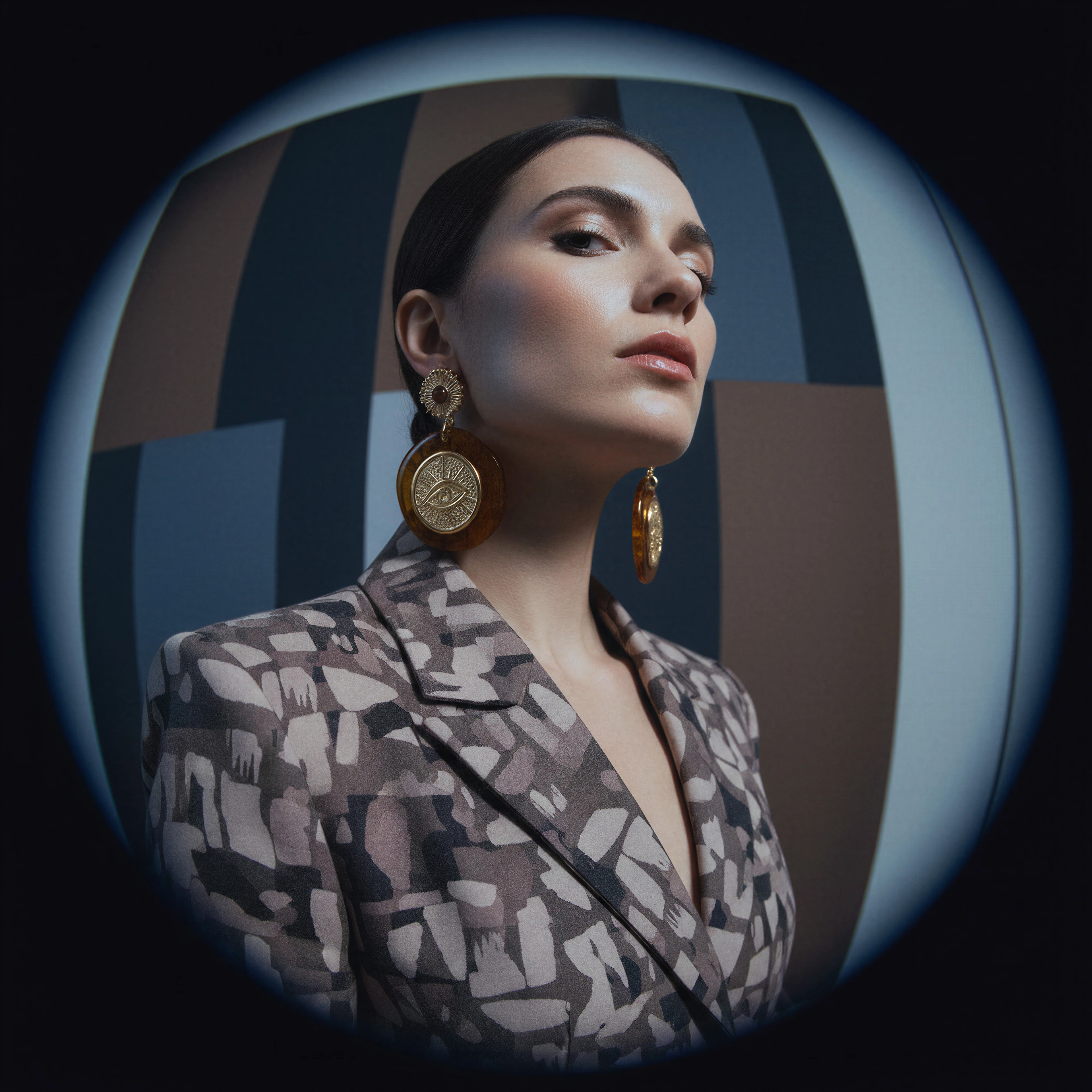 Mystic Eye Earring | Çelik Küpe