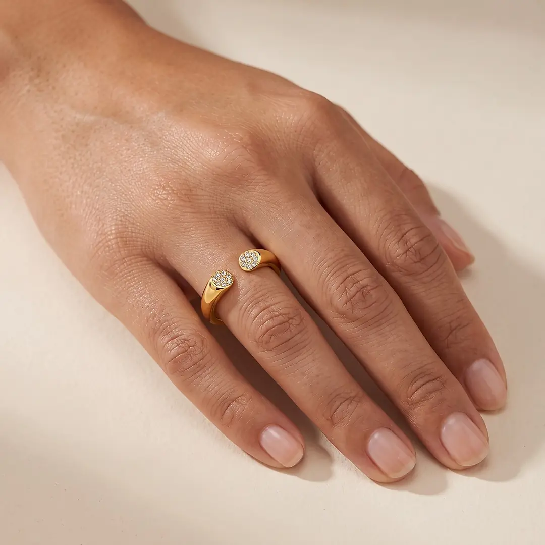 Gemella Ring | Çelik Yüzük 2