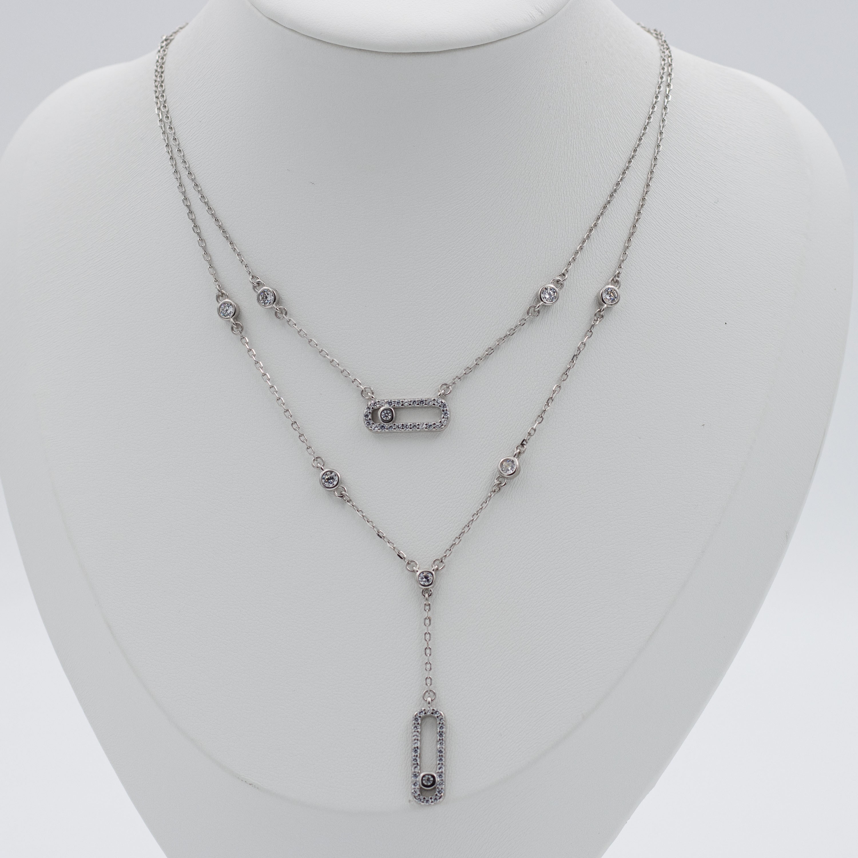 Celestora Necklace | Silver Kadın Kolye