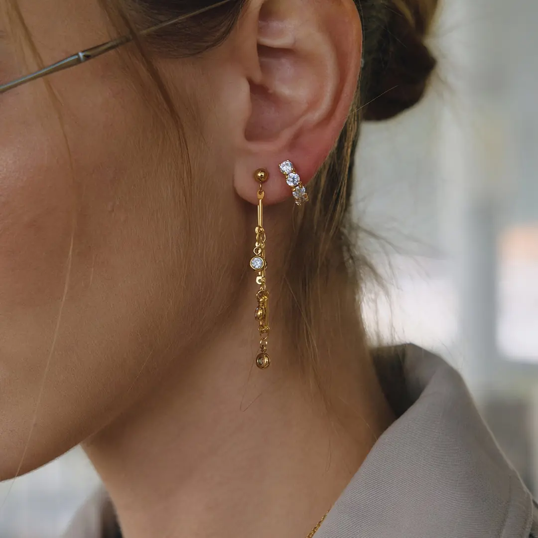Pluvina Earring | Çelik Küpe 4
