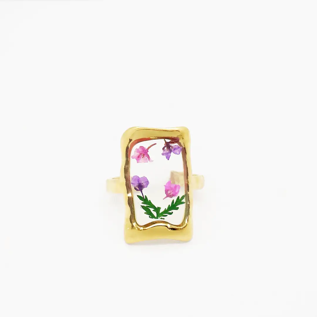 Floramira Ring | Çelik Yüzük