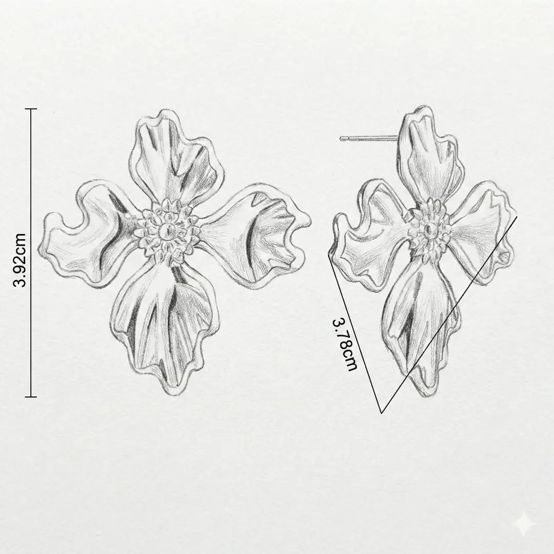 Tavira Earring | Çelik Küpe 4