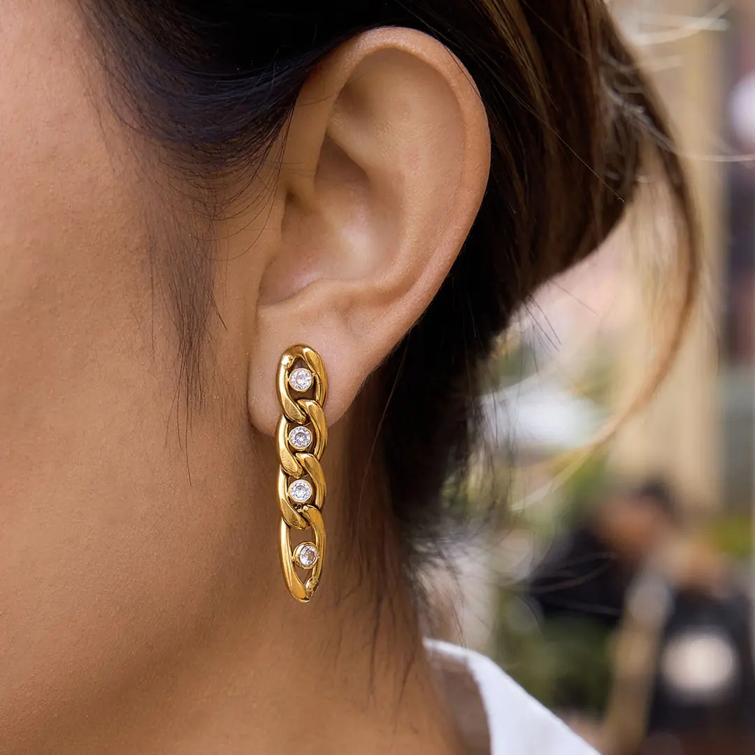 Anellia Earring | Çelik Küpe 3