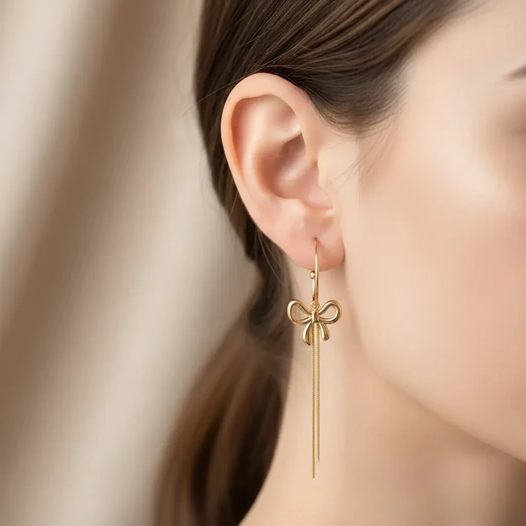 Kitani Earring | Çelik Küpe
