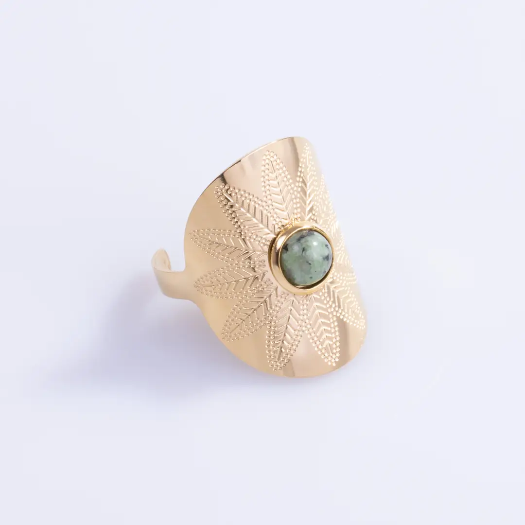 Aurone Ring | Çelik Yüzük