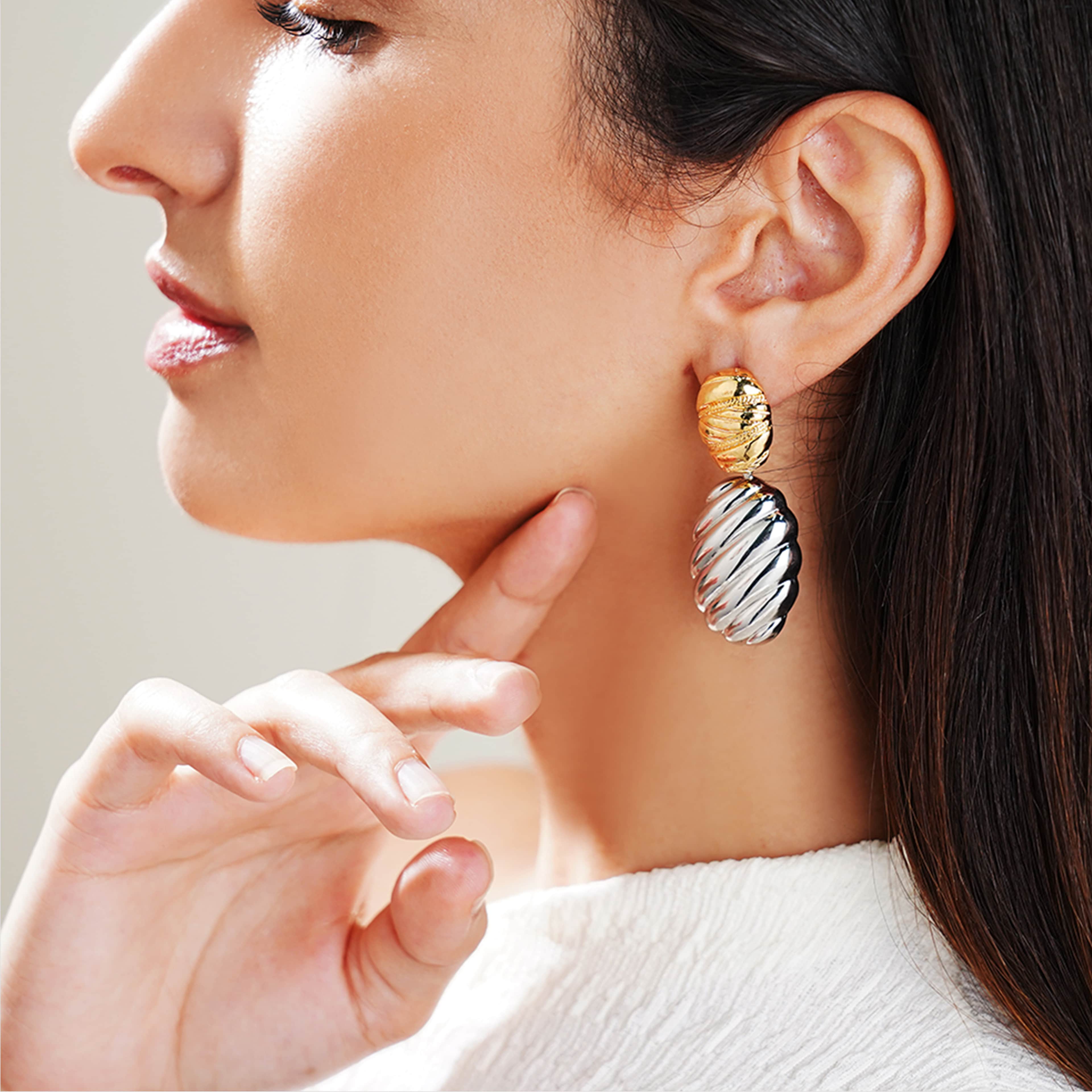 Calista Earring | Çelik Küpe