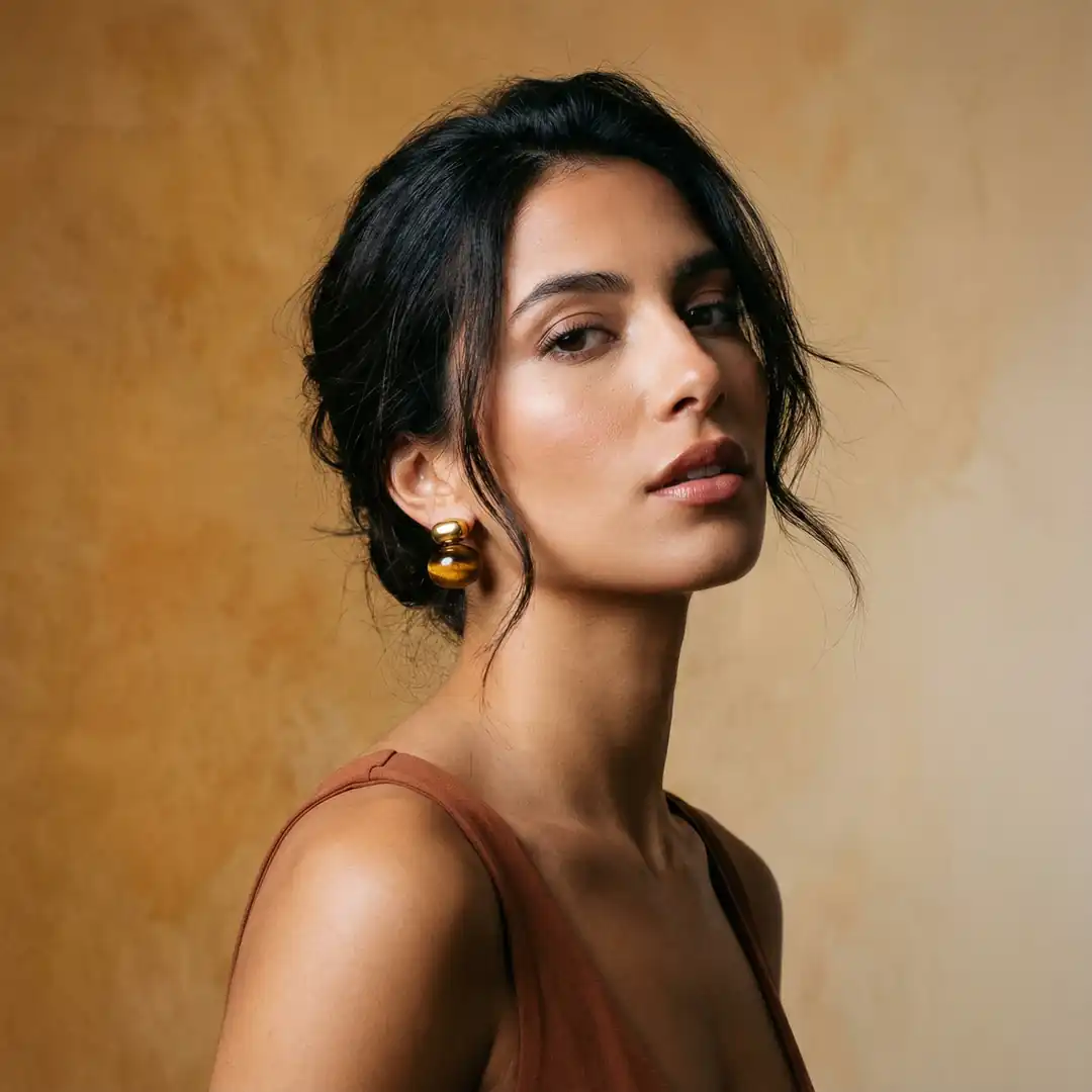 Tigressa Earring | Çelik Küpe 2