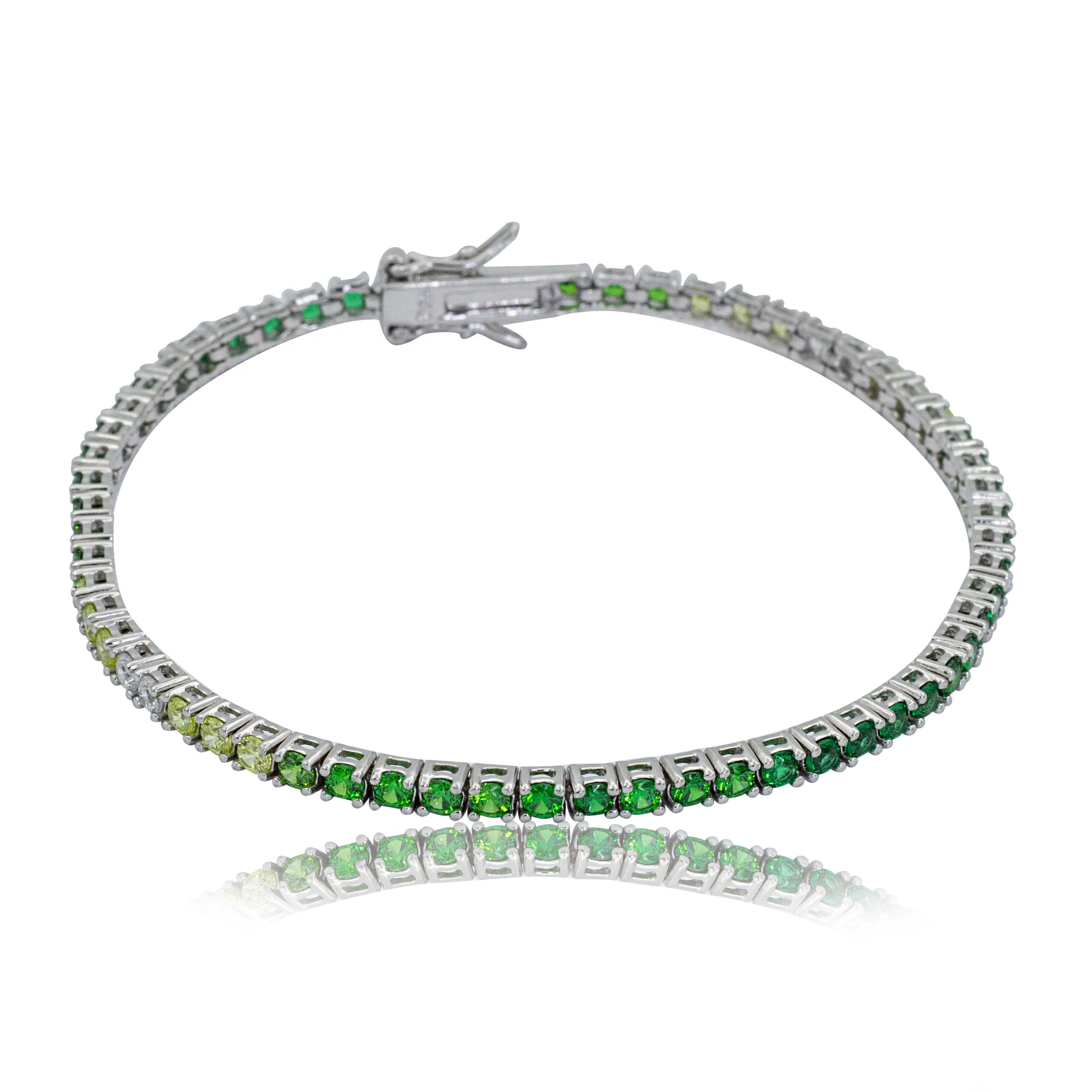 Verde Tennis Bracelet | Silver Kadın Bileklik