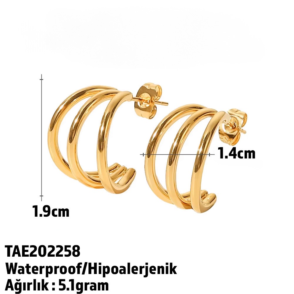 Campo Earring | Çelik Küpe
