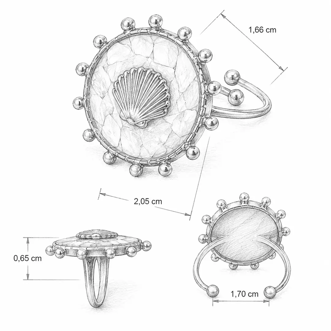 Qnalias Ring | Çelik Yüzük 5