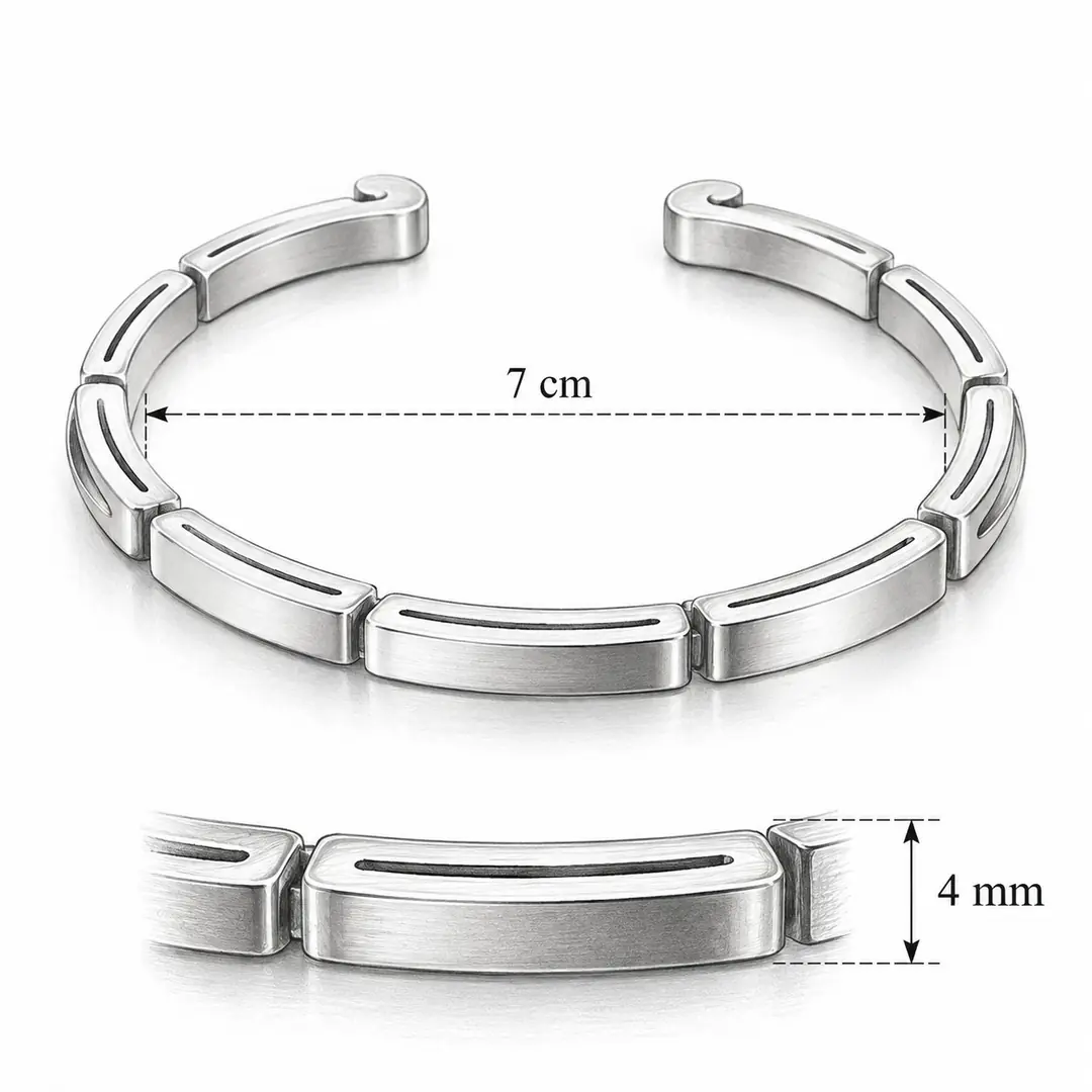 Linvar Bracelet | Erkek Çelik Bileklik 4