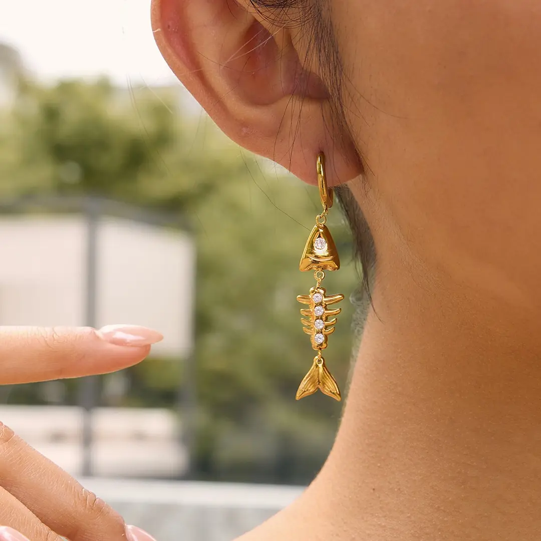 Spinetta Earring | Çelik Küpe 2