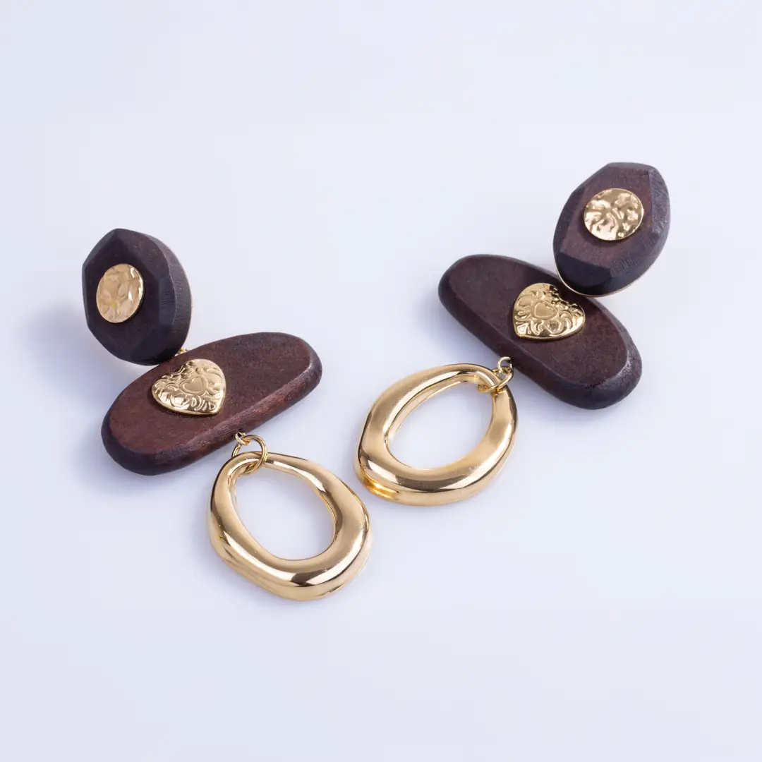 Sahara Earring | Ahşap Küpe
