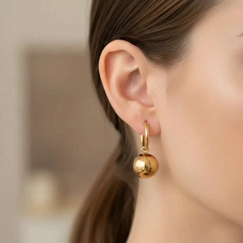 Thundia Earring | Çelik Küpe