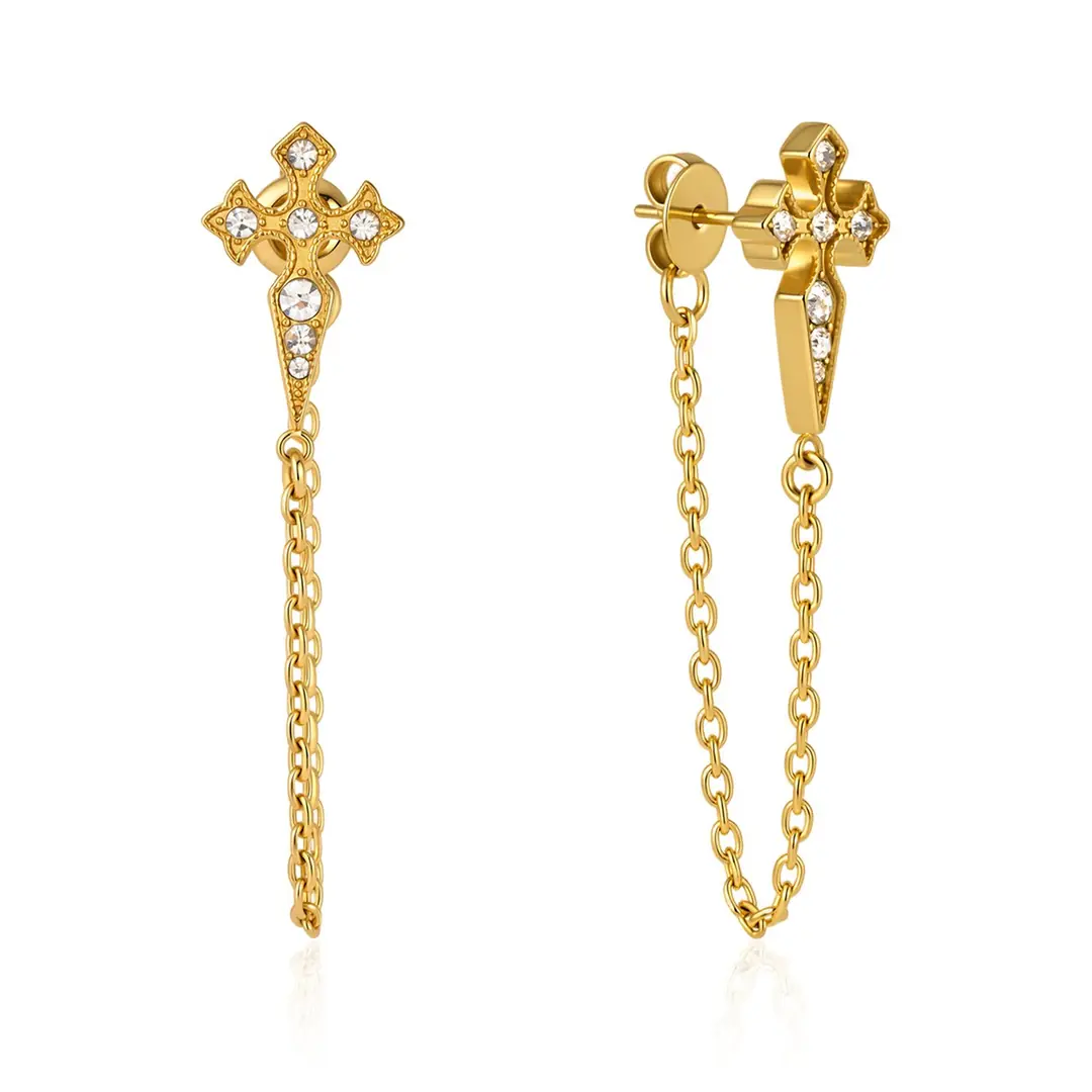 Sanctelle Earring | Çelik Küpe