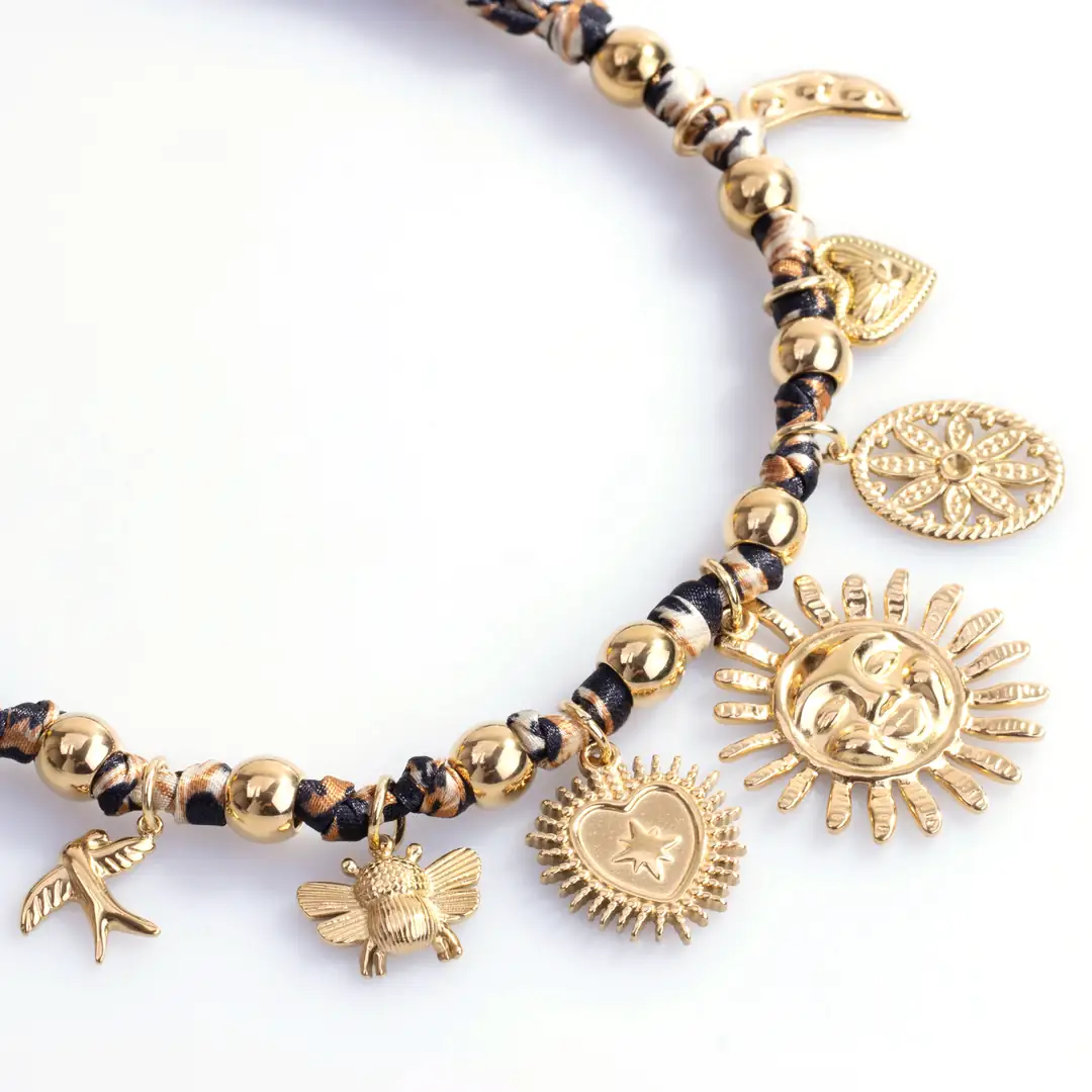 Solviera Necklace | Kumaş Kolye