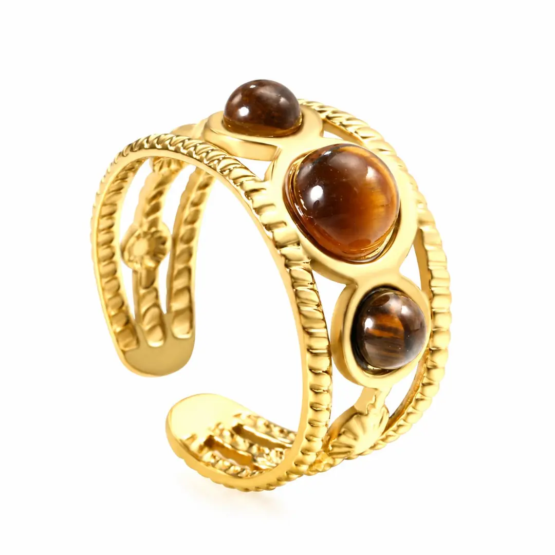 Trimora Ring | Çelik Yüzük