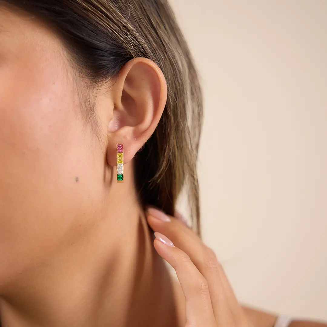 Arcolina Earring | Çelik Küpe 2