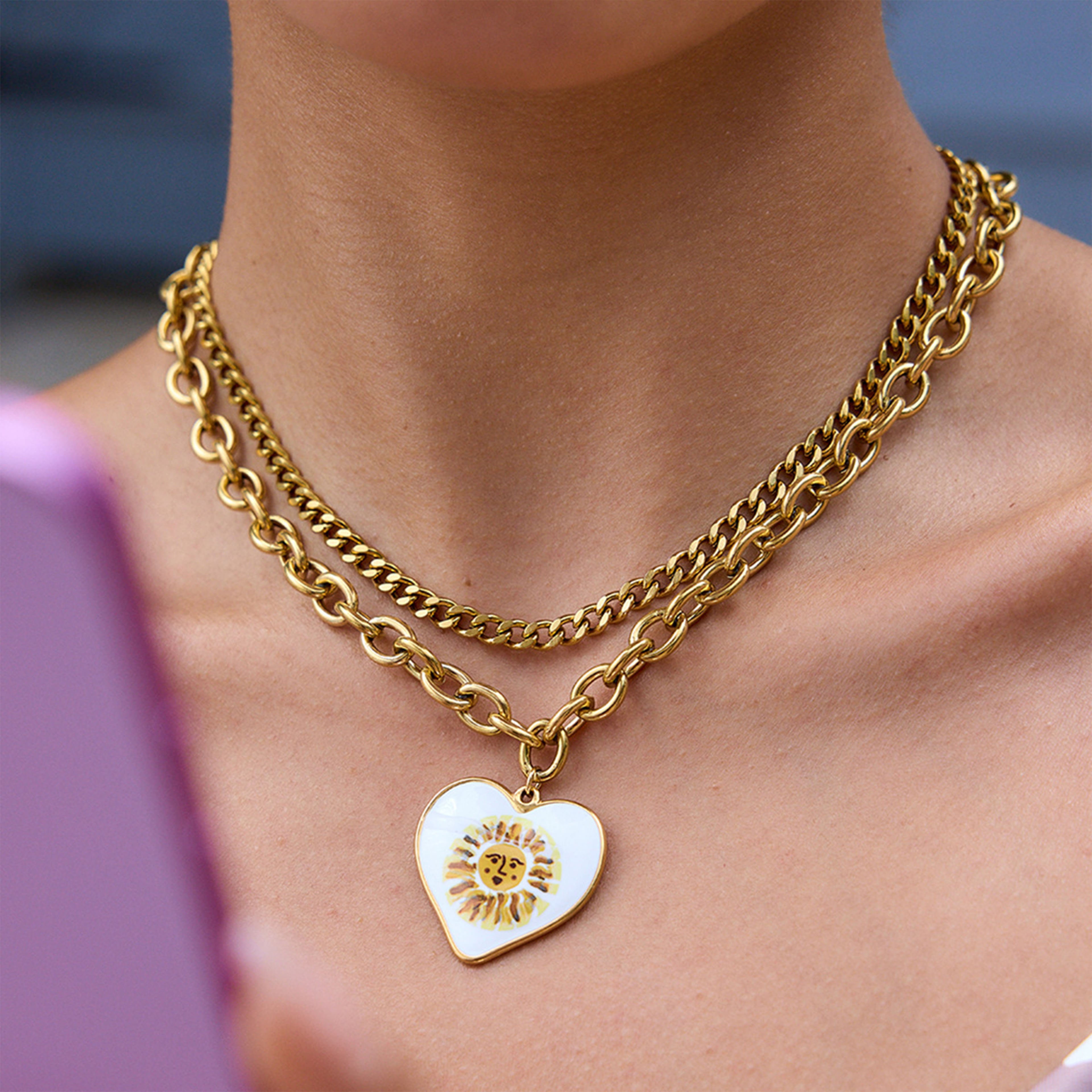  Suncea Necklace | Çelik Kolye
