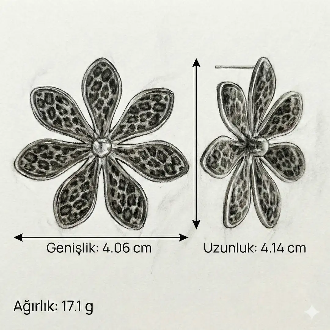Zavira Earring | Çelik Küpe 3