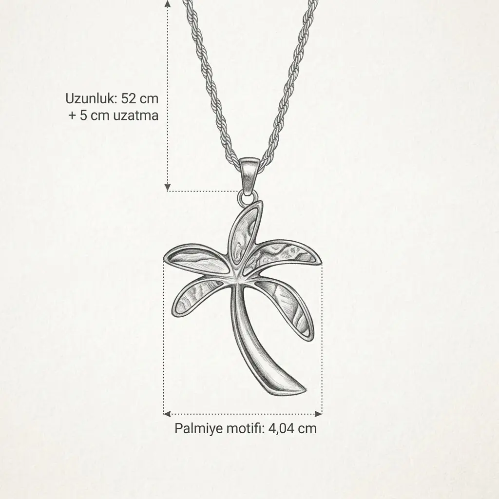 Hurmana Necklace | Çelik Kolye 8