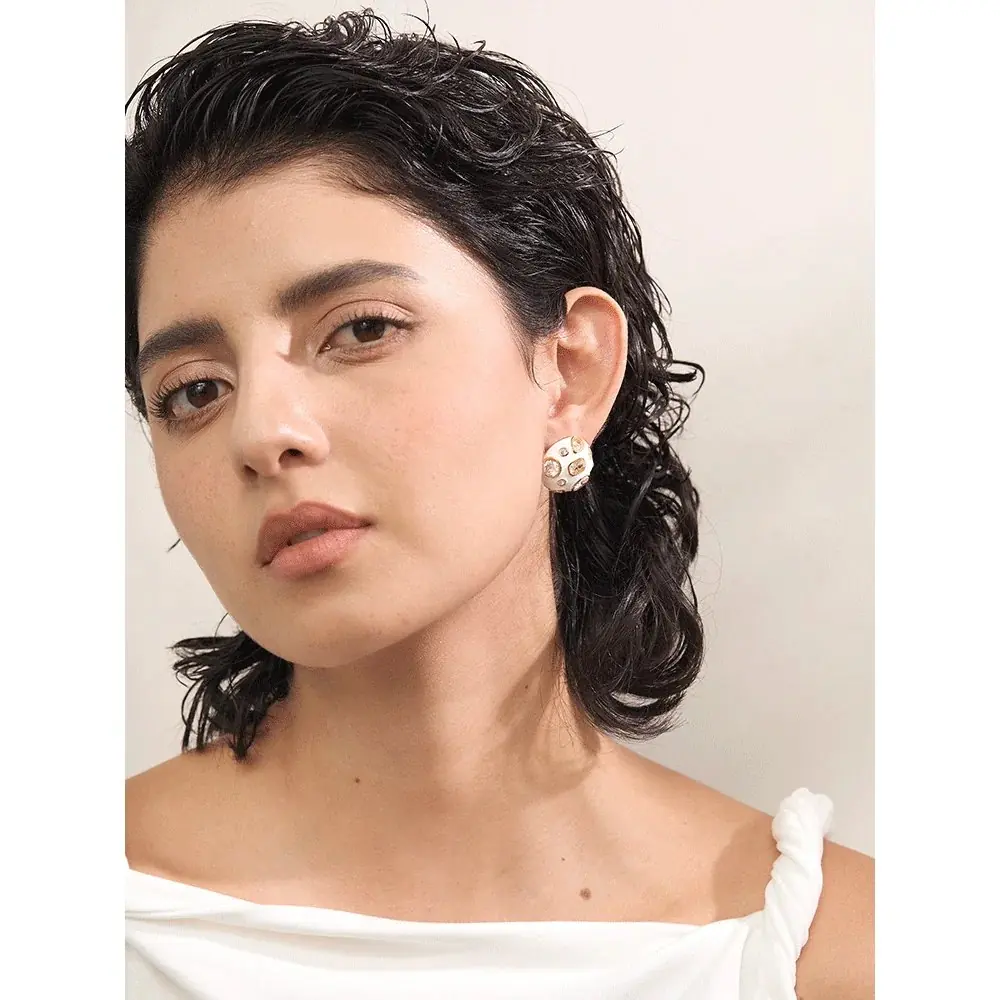 Yselda Earring | Çelik Küpe 2