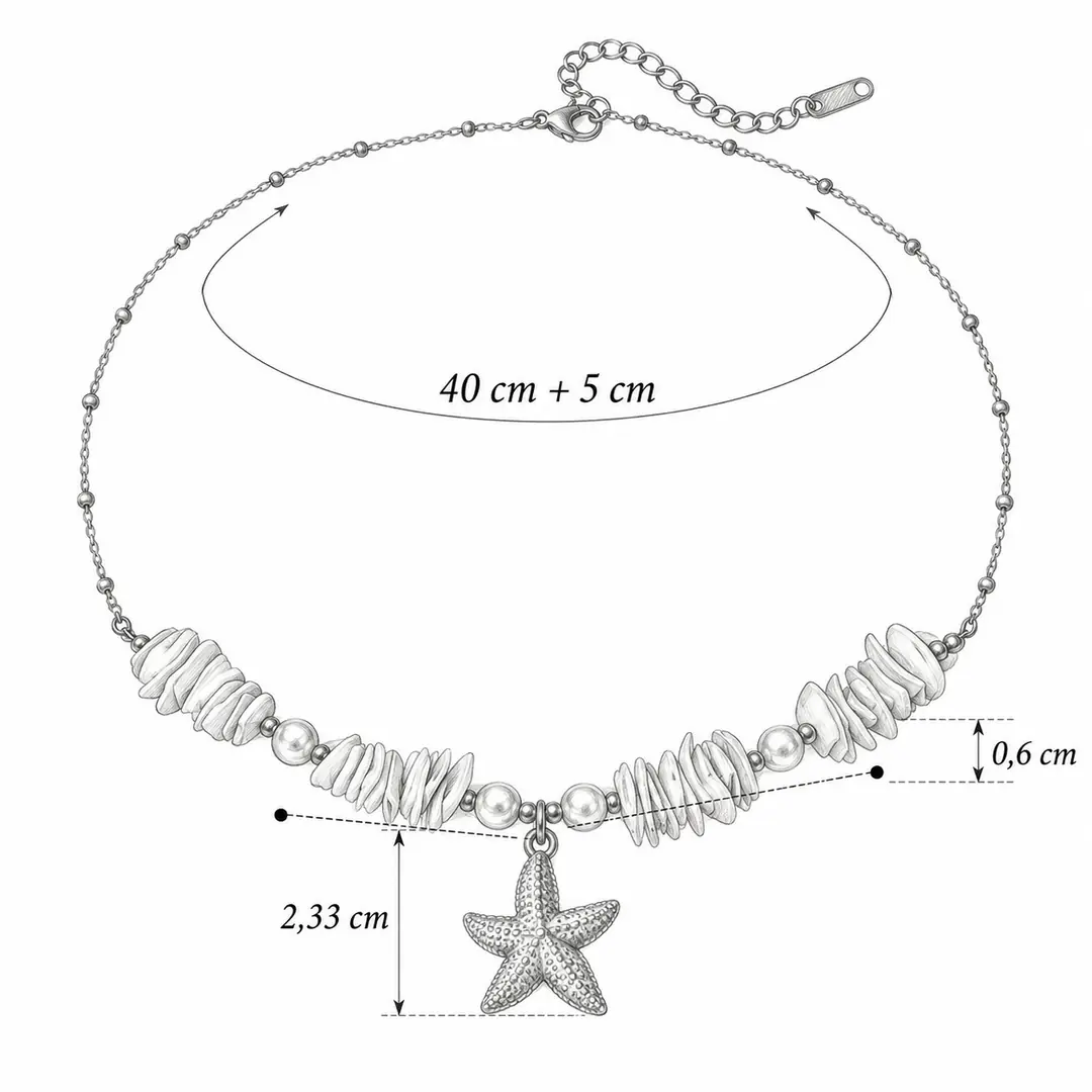 Riviera Pink Necklace | Kabuklu Kolye 4