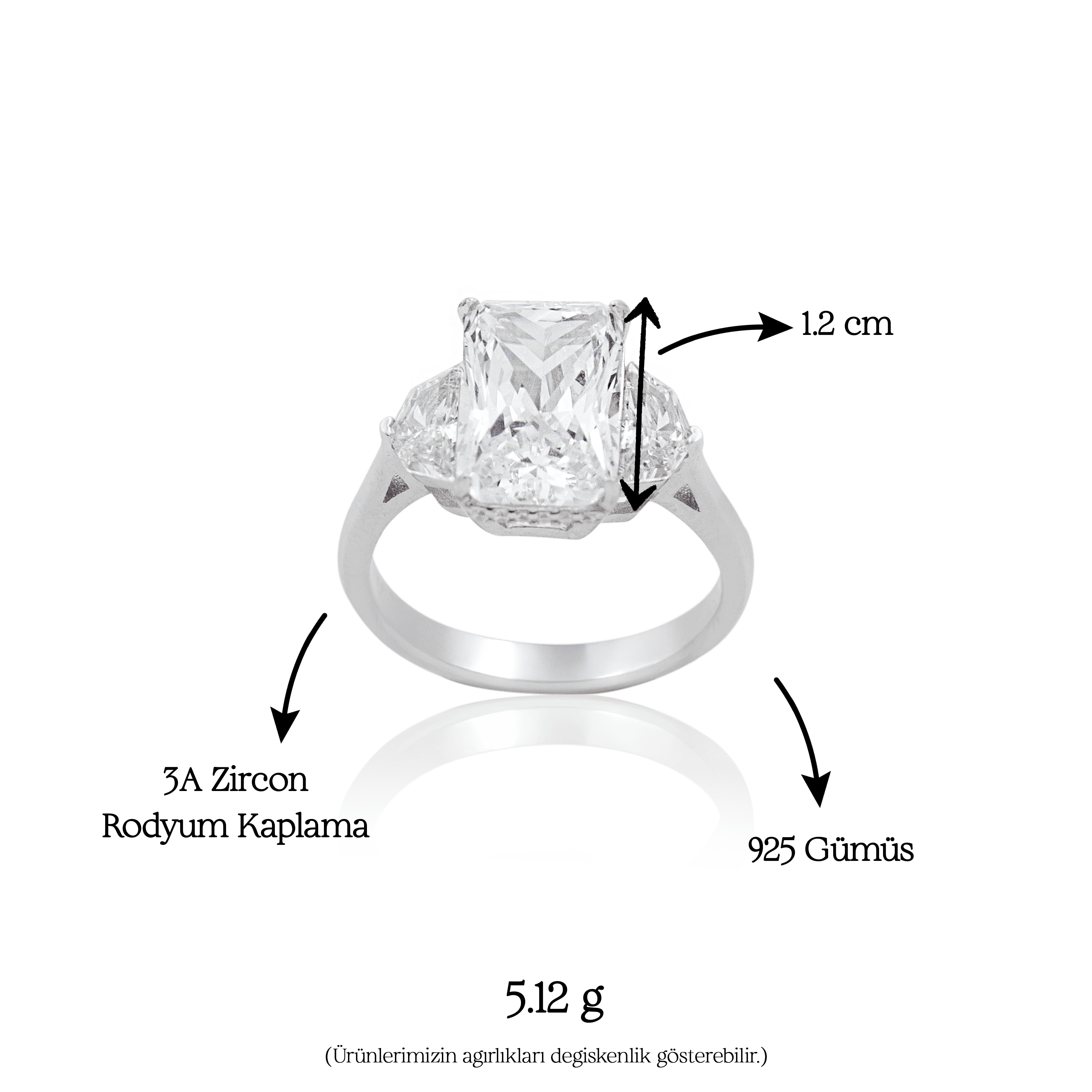 Eloria Ring | Silver Kadın Yüzük