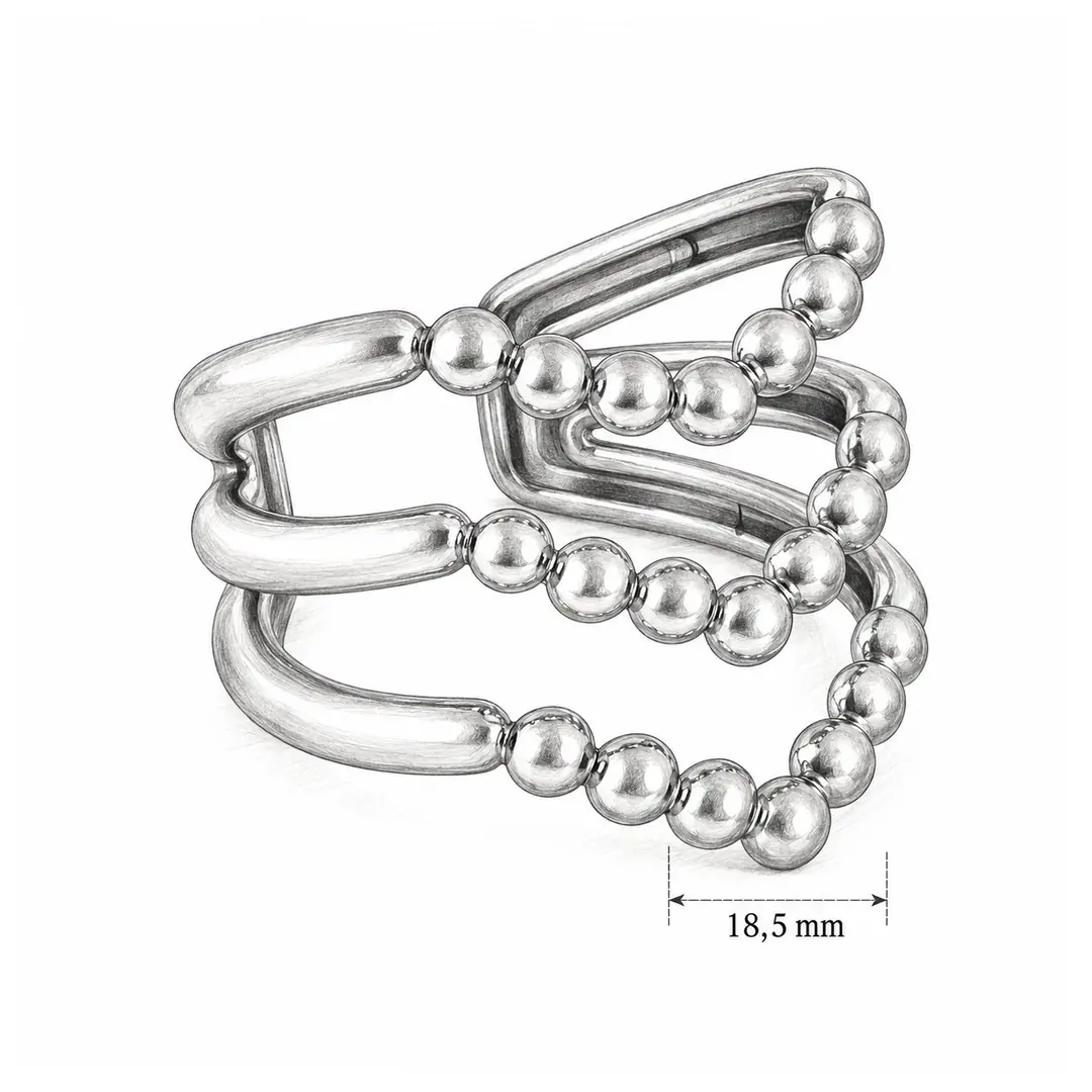 Tresca Ring | Çelik Yüzük 3