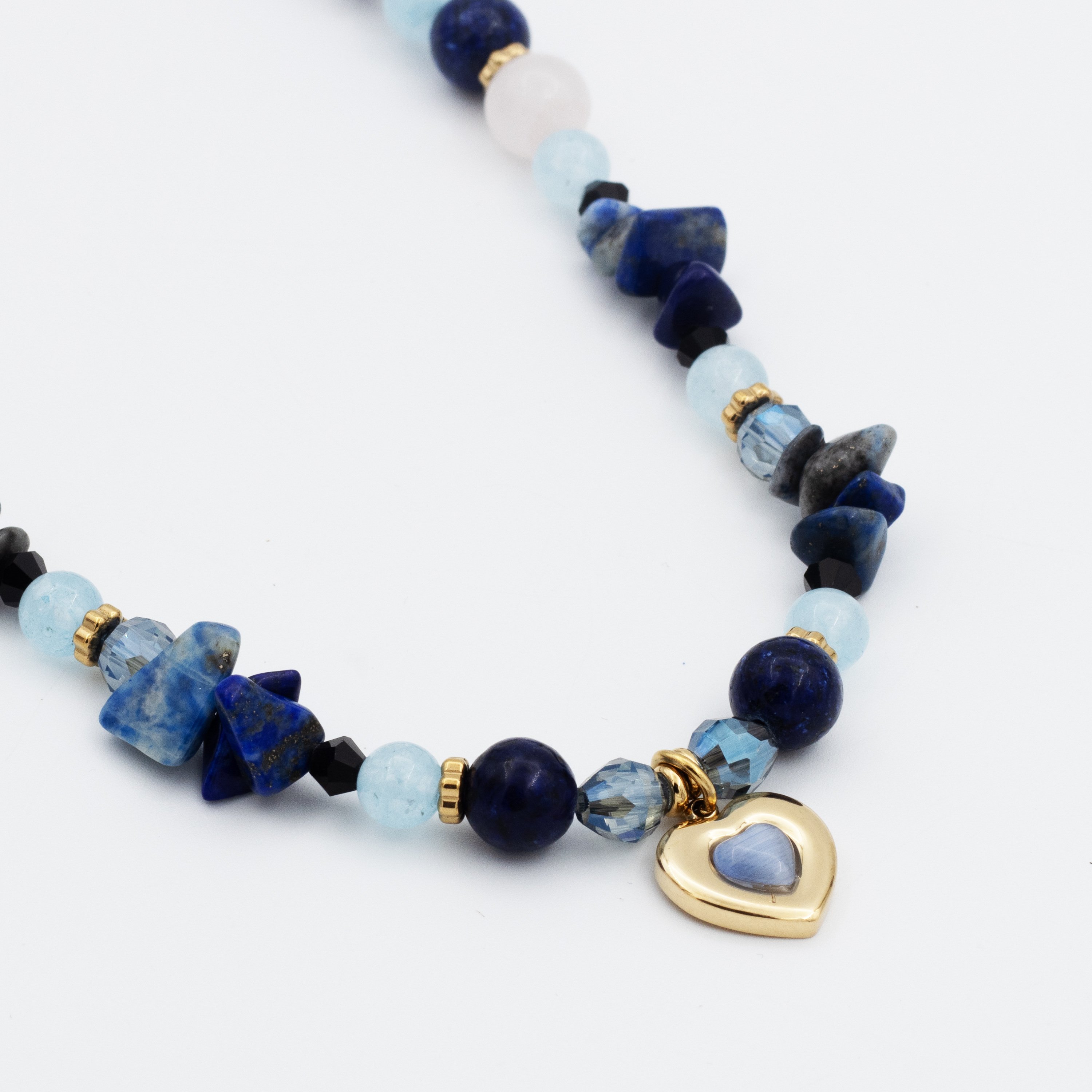 Luna Heart Necklace | Doğal Taş Kolye