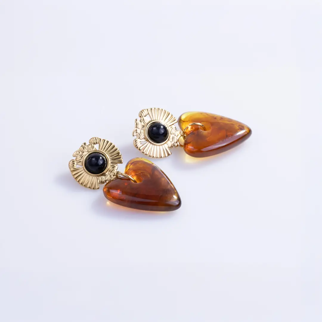 Amberia Earring | Çelik Küpe 3
