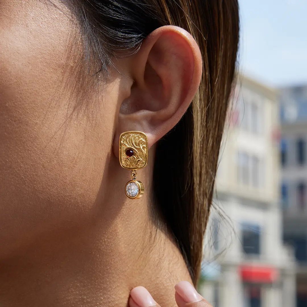 Osomi Earring | Çelik Küpe 3