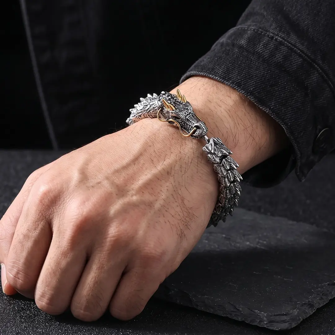 Wyrmon Bracelet | Erkek Çelik Bileklik 3