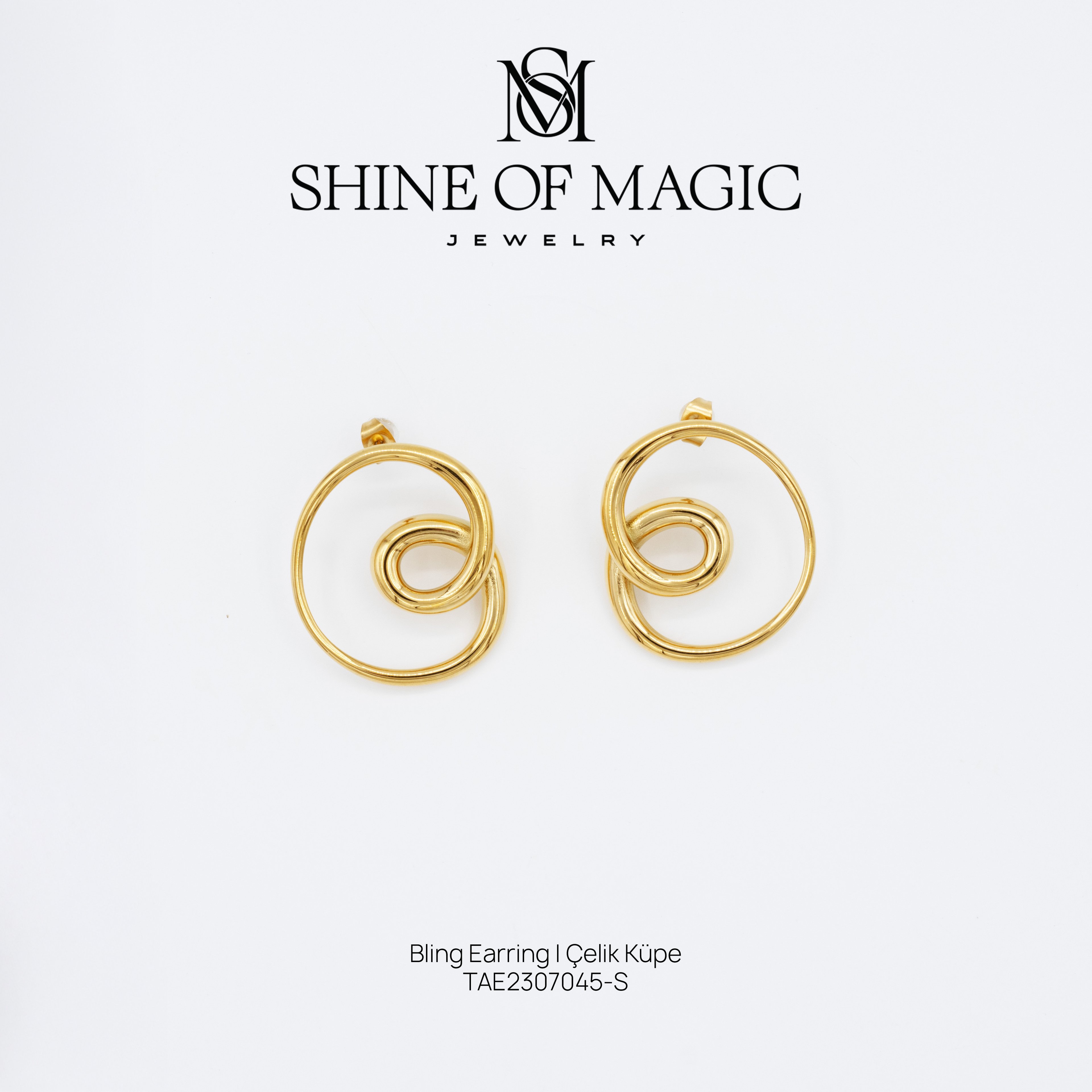 Bling Earring | Çelik Küpe