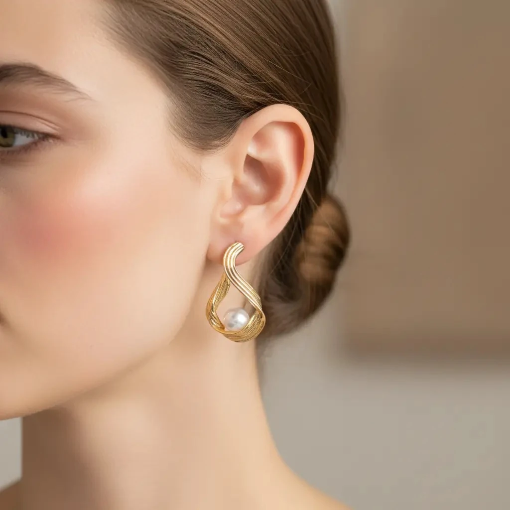 Margot Earring | Çelik Küpe