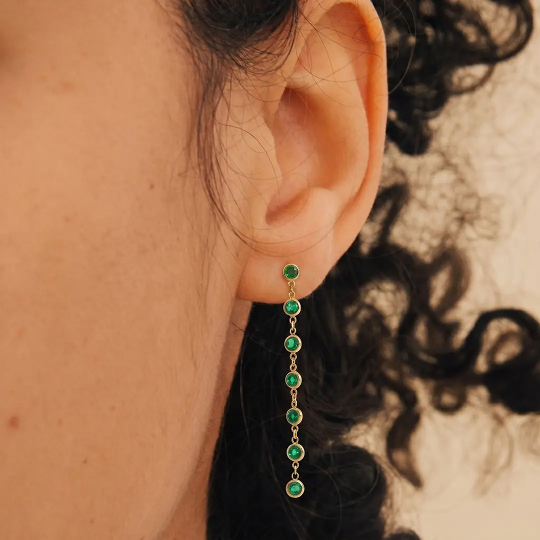 Smeraldine Earring | Çelik Küpe 3